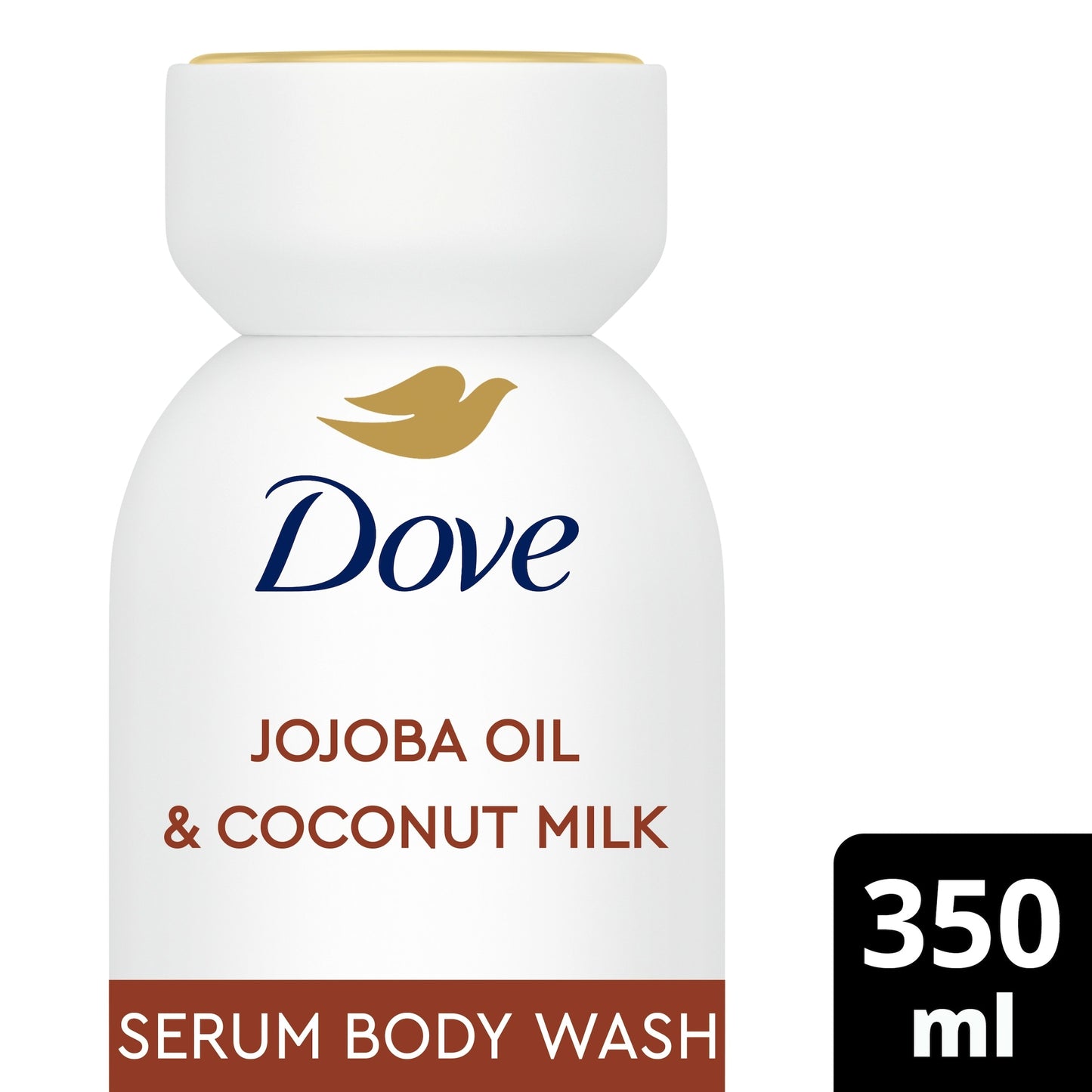 Dove Body + Mind Jojoba Oil & Coconut Milk Bodywash Serum 350ml — image 1