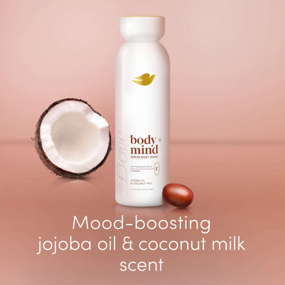 Dove Body + Mind Jojoba Oil & Coconut Milk Bodywash Serum 350ml — image 3