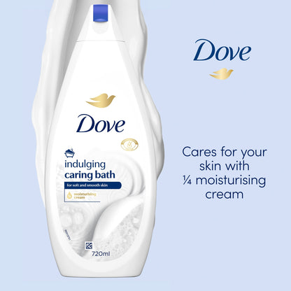Dove Caring Bath Indulging Cream Bath Soak Bubble Bath 720ml — image 2