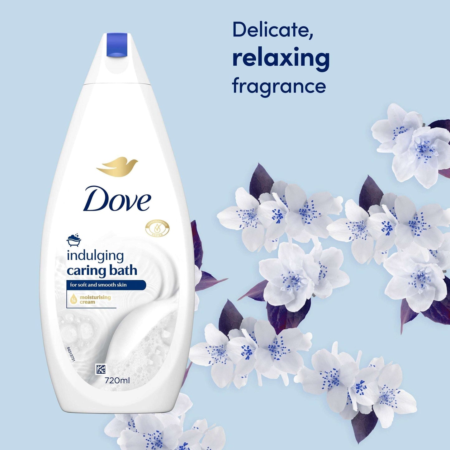 Dove Caring Bath Indulging Cream Bath Soak Bubble Bath 720ml — image 3
