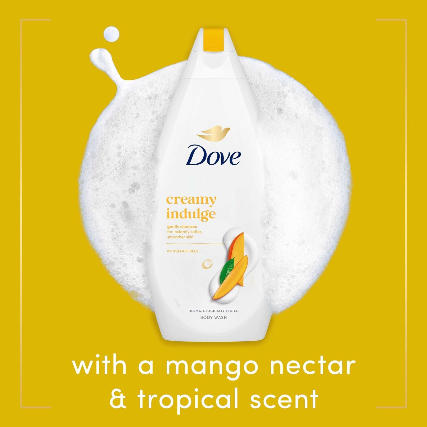 Dove Creamy Indulge Body Wash Shower Gel 450 ml — image 3