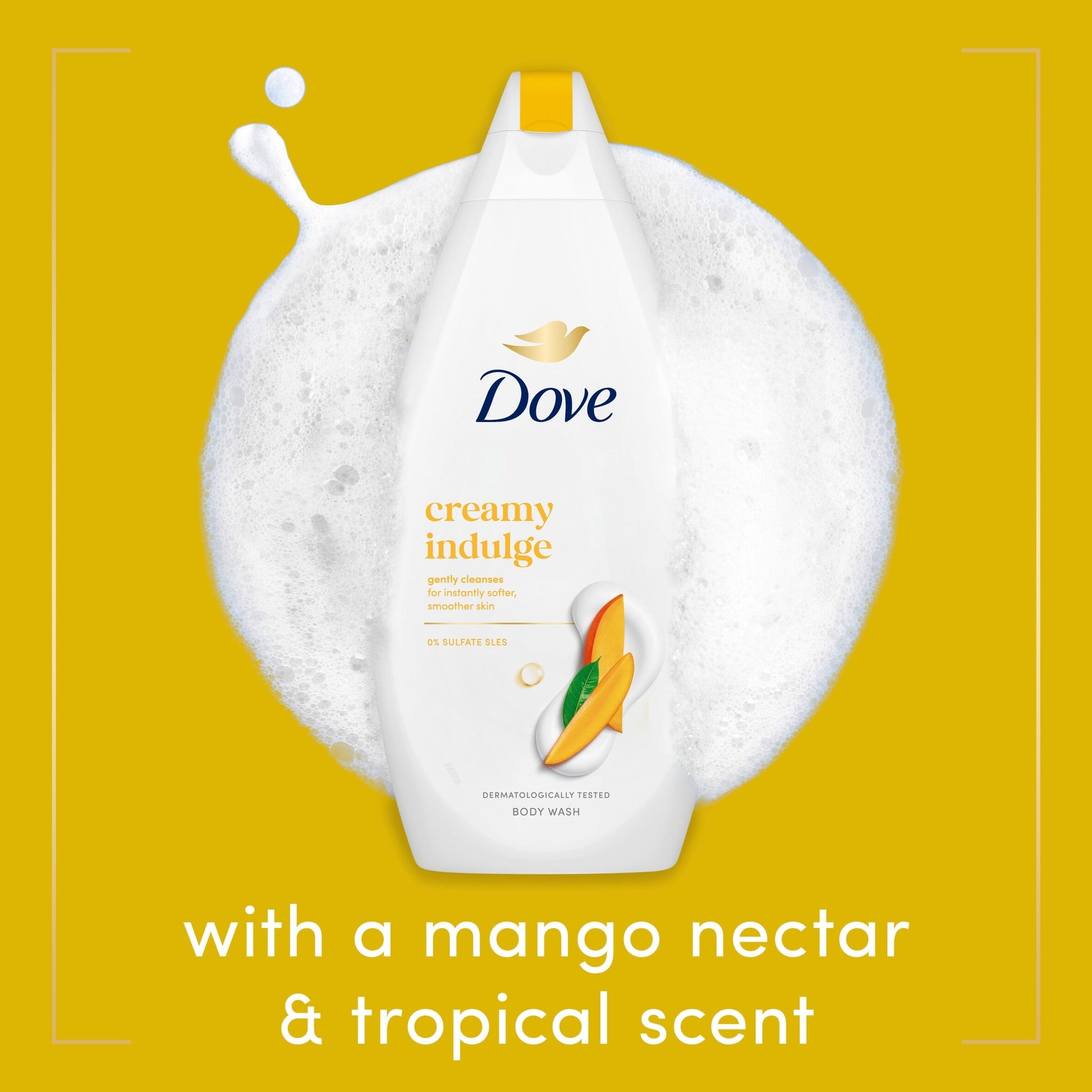 Dove Creamy Indulge Body Wash Shower Gel 450 ml — image 3