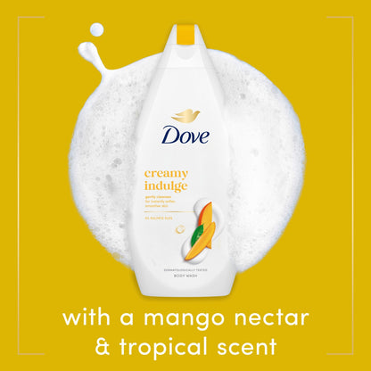 Dove Creamy Indulge Body Wash Shower Gel 450 ml — image 3