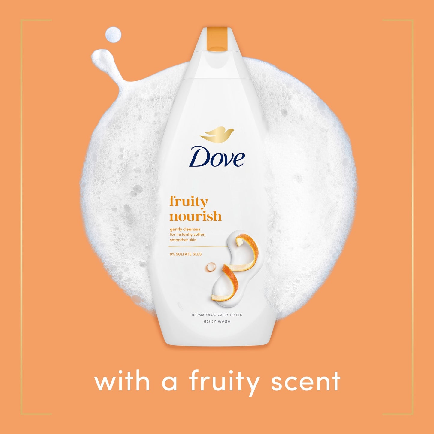 Dove Fruity Nourish Body Wash Shower Gel 450ml — image 3