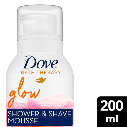 Dove Glow Shower & Shave Mousse Blood Orange & Spiced Rhubarb 200ml — image 1
