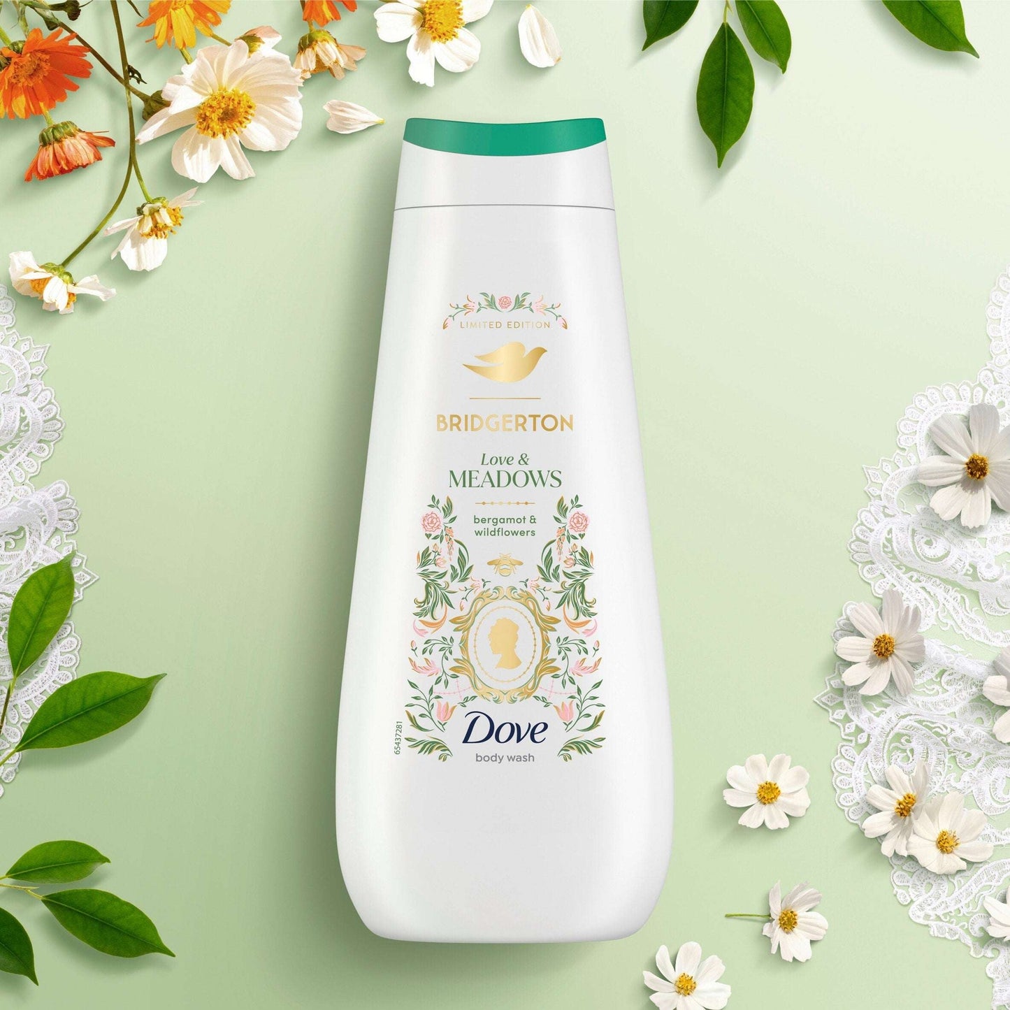 Dove Limited Edition Bridgerton Love & Meadows Body Wash Shower Gel 400ml — image 2