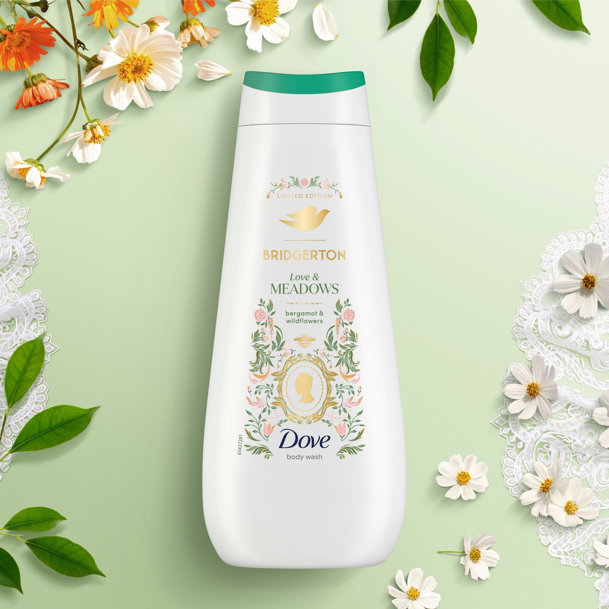 Dove Limited Edition Bridgerton Love & Meadows Body Wash Shower Gel 400ml — image 2