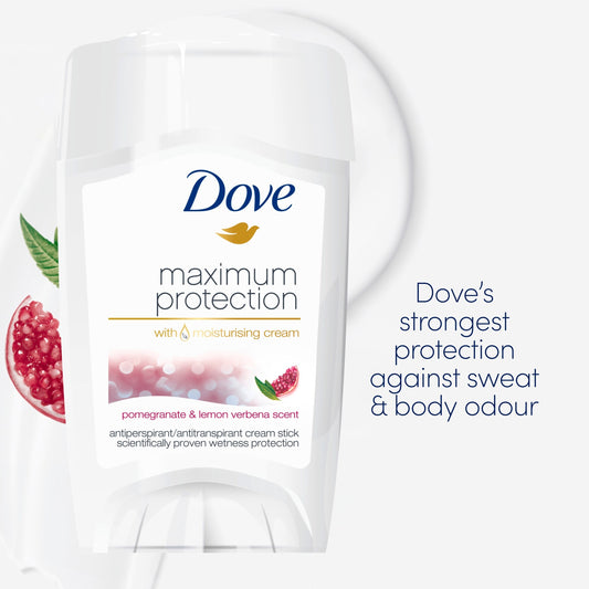 Dove Maximum Protection Go Fresh Pomegranate Antiperspirant Deodorant Cream 45ml — image 2