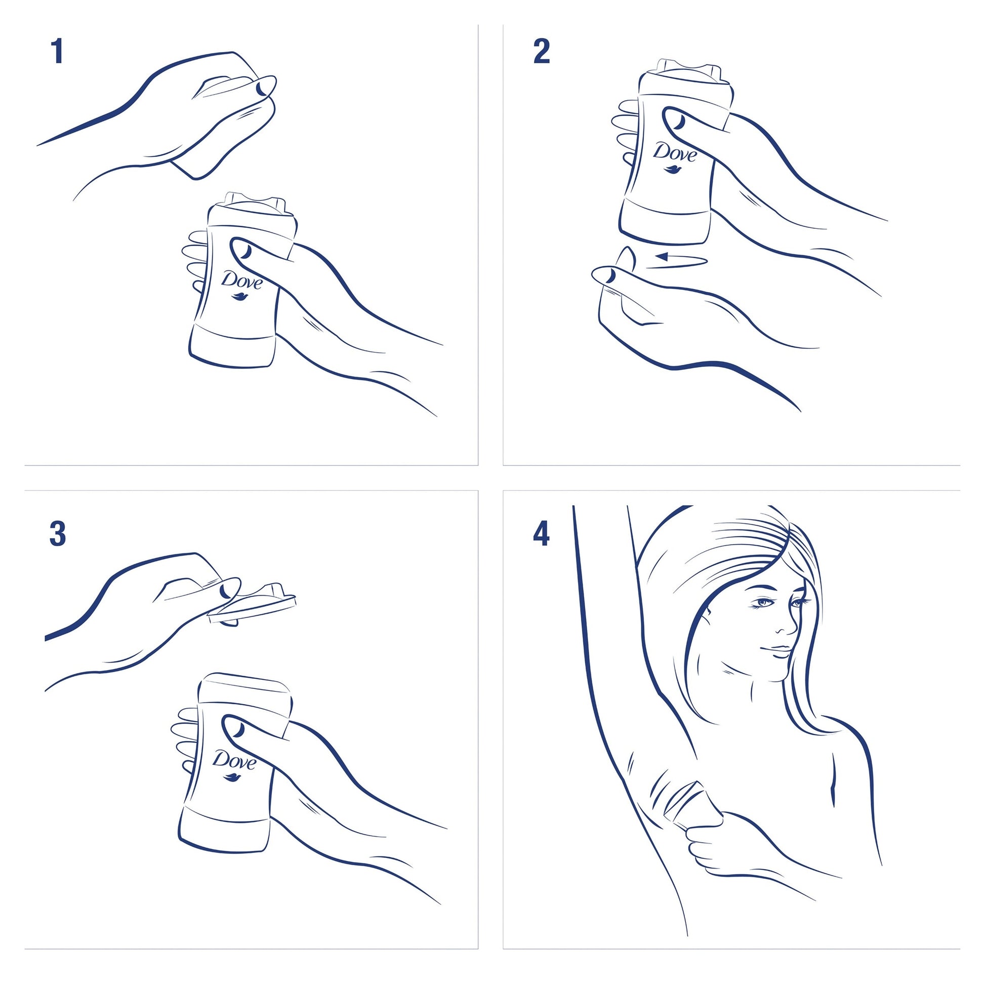 Dove Maximum Protection Original Antiperspirant Deodorant Cream 45ml — image 5