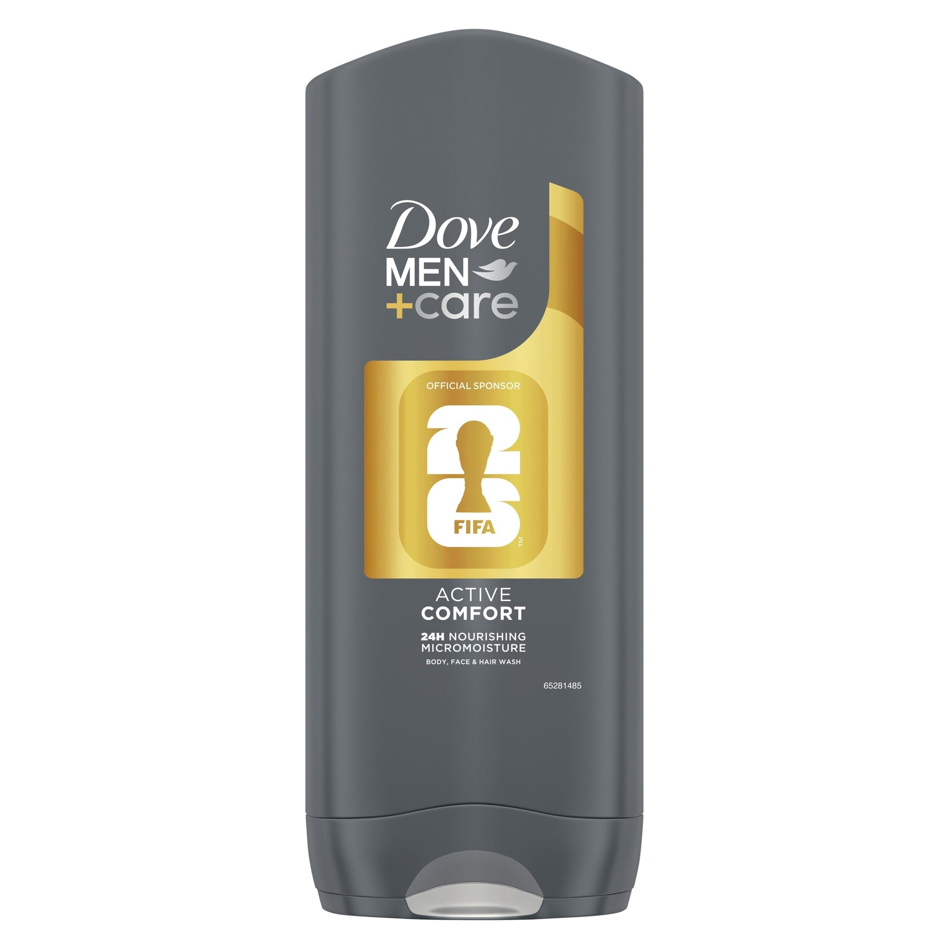 Dove Men+Care Active Comfort 3-in1 Hair, Face & Body Wash Shower Gel 400ml — image 1