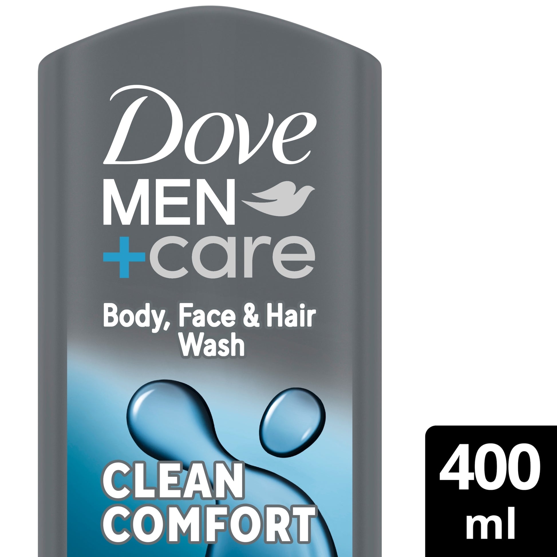 Dove Men+Care Clean Comfort 3-in-1 Body Face Hair Wash Shower Gel 400ml — image 1