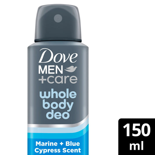 Dove Men+Care Marine & Blue Cypress​ 48h Whole Body Deodorant Spray 150ml — image 1