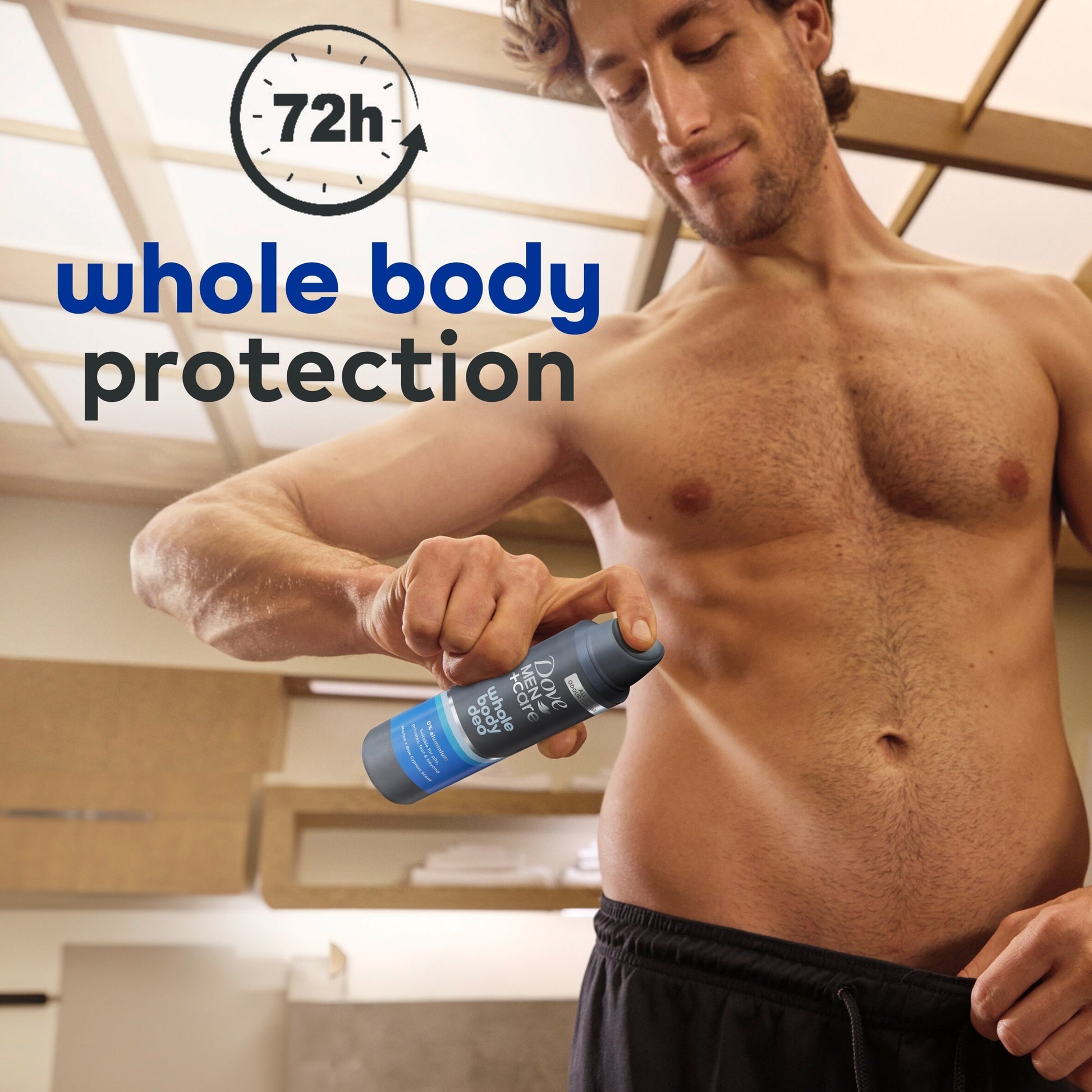 Dove Men+Care Marine & Blue Cypress​ 48h Whole Body Deodorant Spray 150ml — image 4