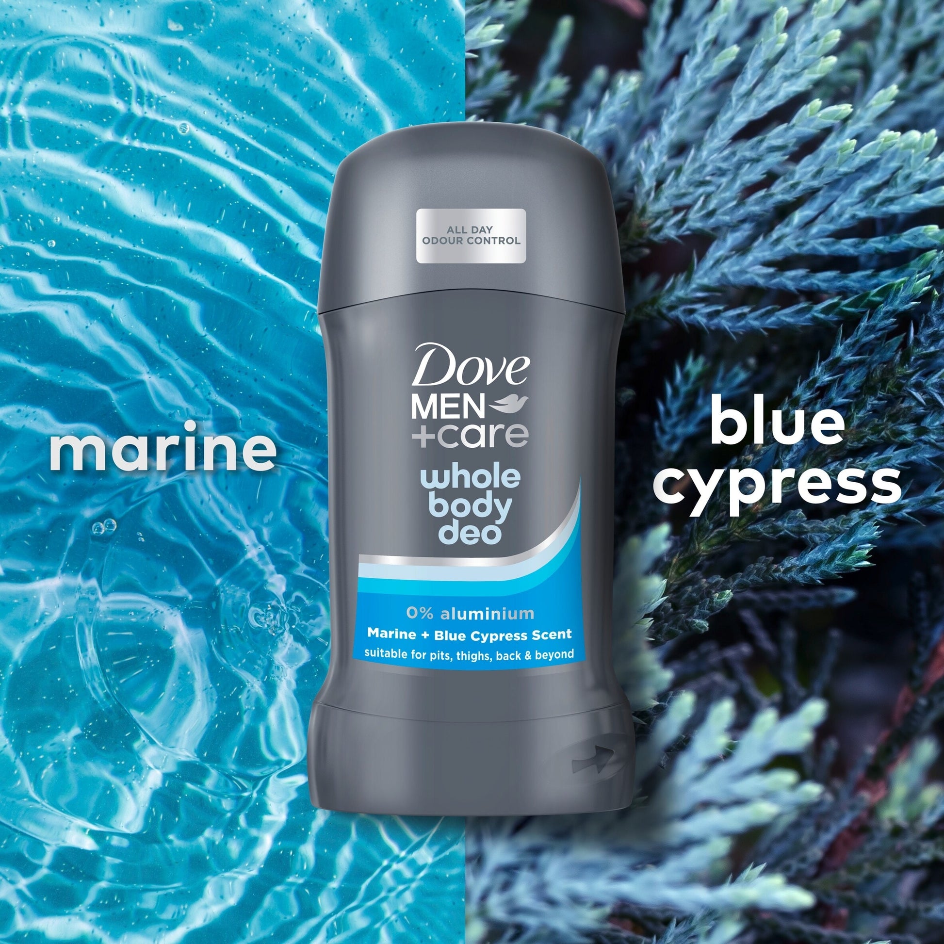 Dove Men+Care Marine & Blue Cypress​ 48h Whole Body Deodorant Stick 50ml — image 2
