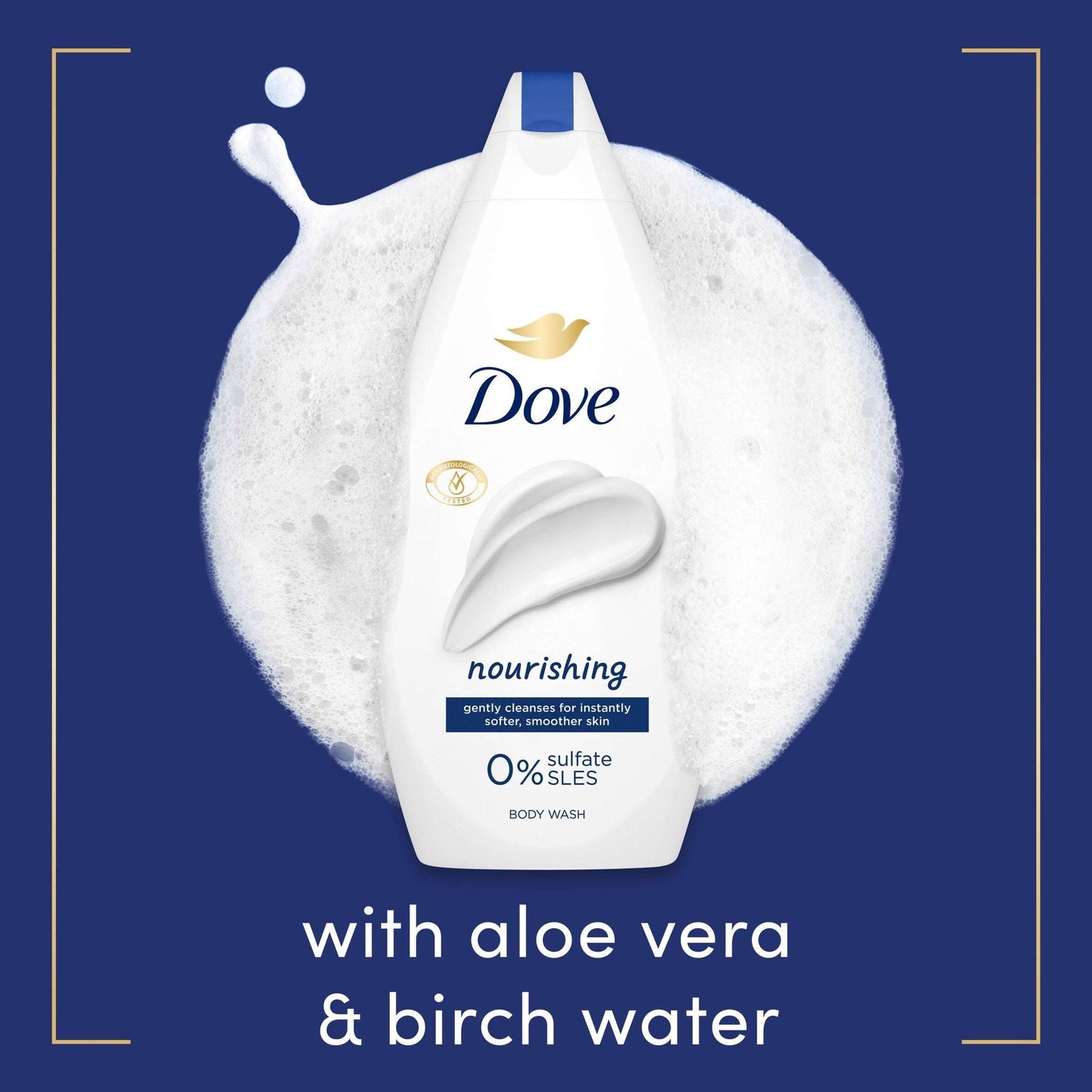 Dove Nourishing Body Wash Shower Gel 450 ml — image 3