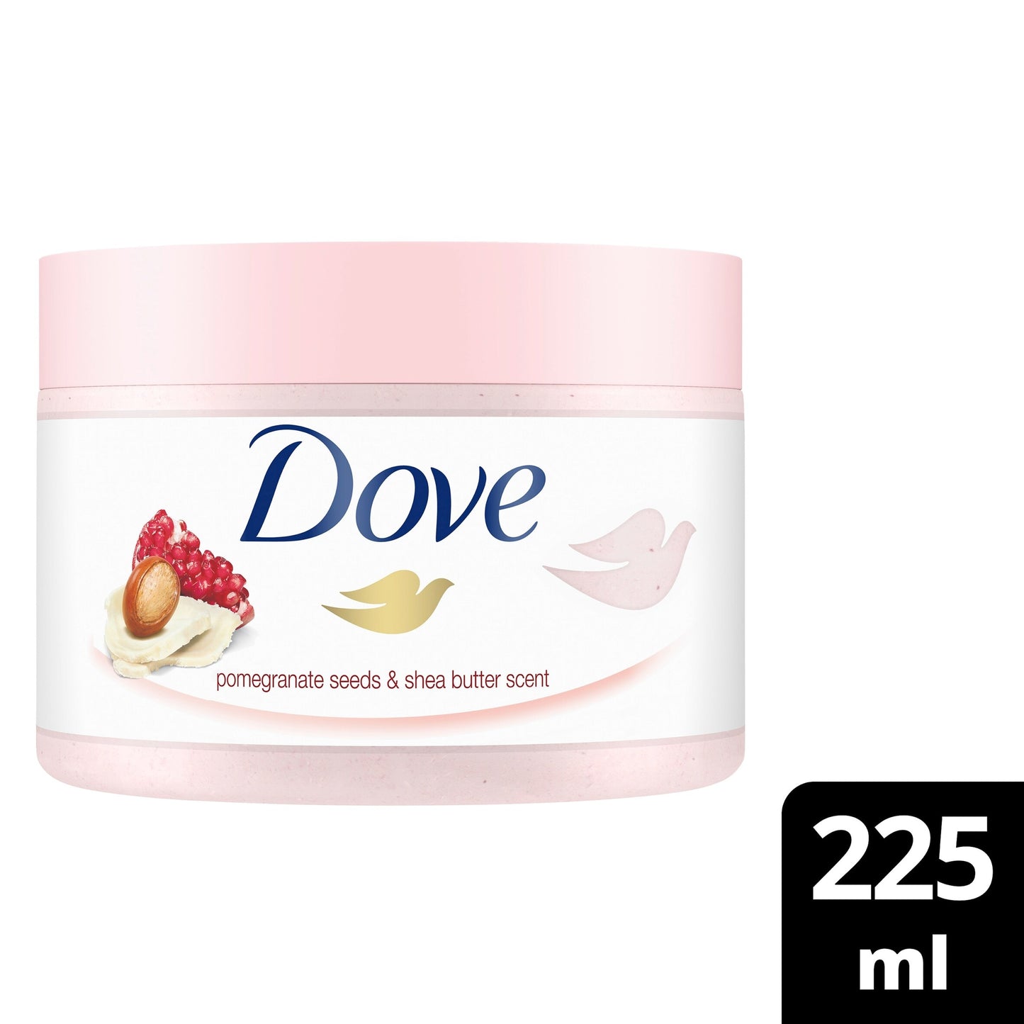 Dove Pomegranate Seed & Shea Butter Exfoliating Body Scrub 225ml — image 1