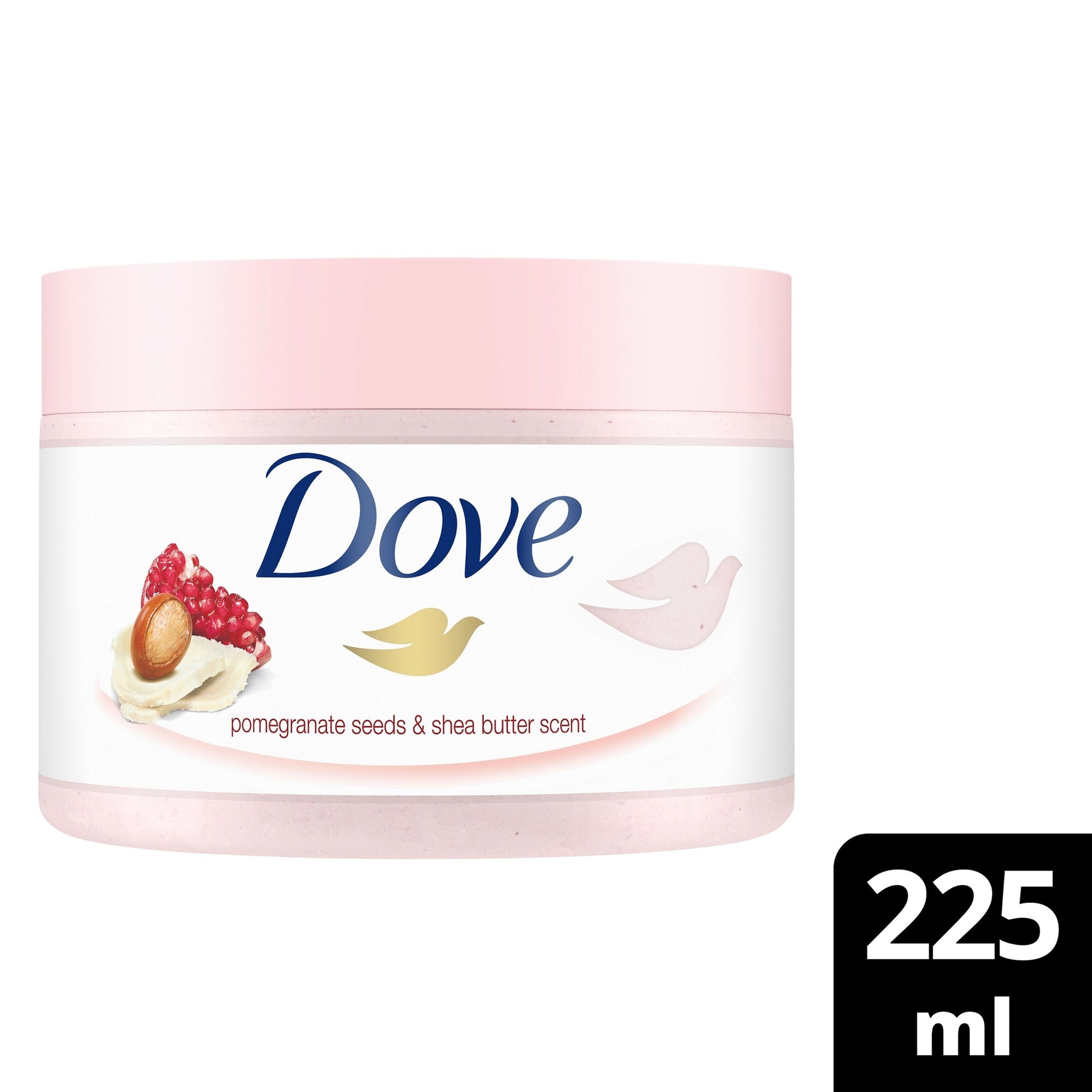 Dove Pomegranate Seed & Shea Butter Exfoliating Body Scrub 225ml — image 1