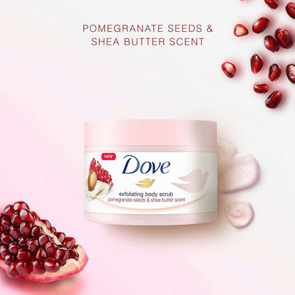 Dove Pomegranate Seed & Shea Butter Exfoliating Body Scrub 225ml — image 2