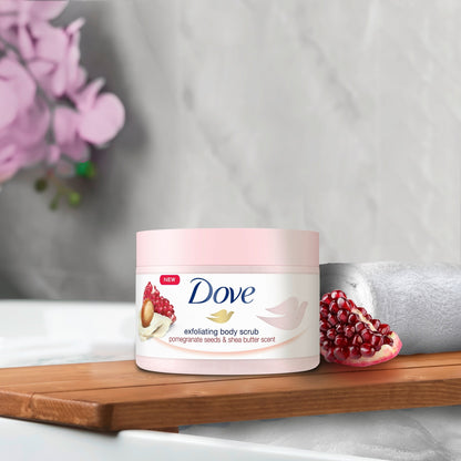Dove Pomegranate Seed & Shea Butter Exfoliating Body Scrub 225ml — image 3