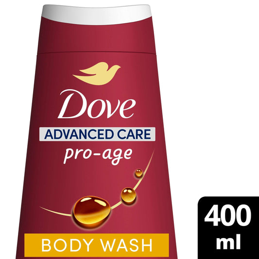 Dove Pro-Age 24hr Moisturisation Advanced Care Body Wash Shower Gel 400ml — image 1