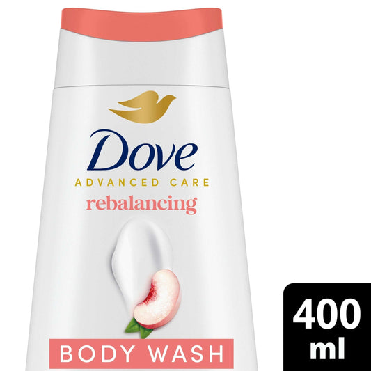 Dove Rebalancing 24hr Moisturisation Advanced Care Body Wash Shower Gel 400ml — image 1