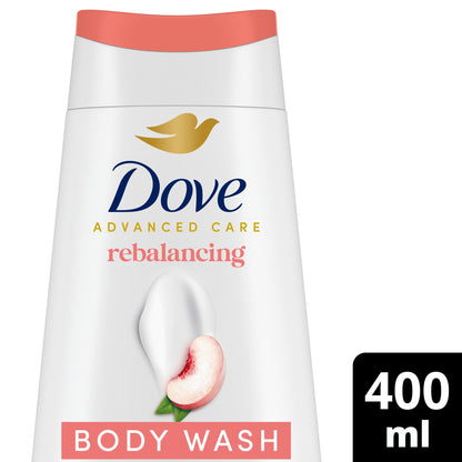 Dove Rebalancing 24hr Moisturisation Advanced Care Body Wash Shower Gel 400ml — image 1