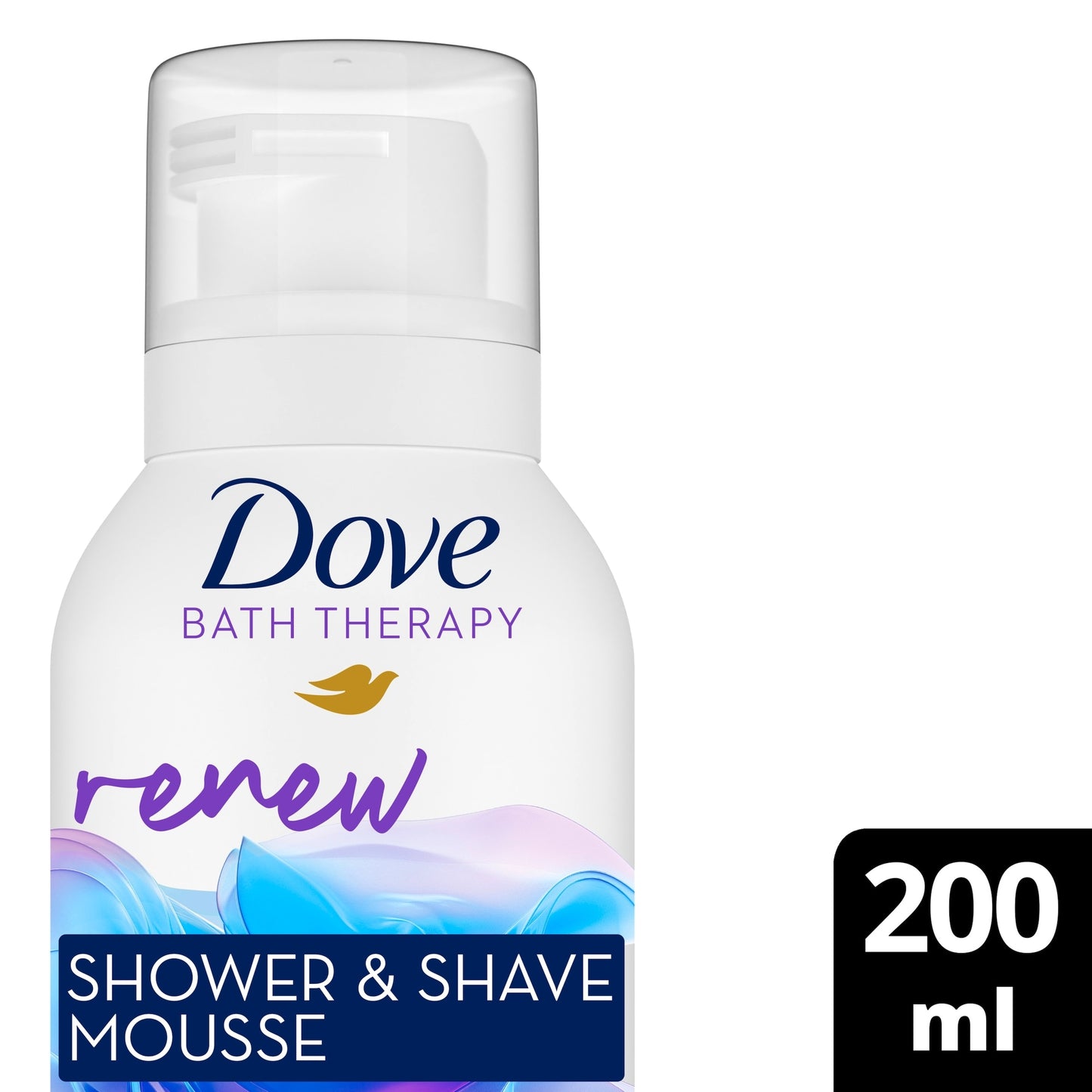 Dove Renew Shower & Shave Mousse Wild Violet & Pink Hibiscus 200ml — image 1