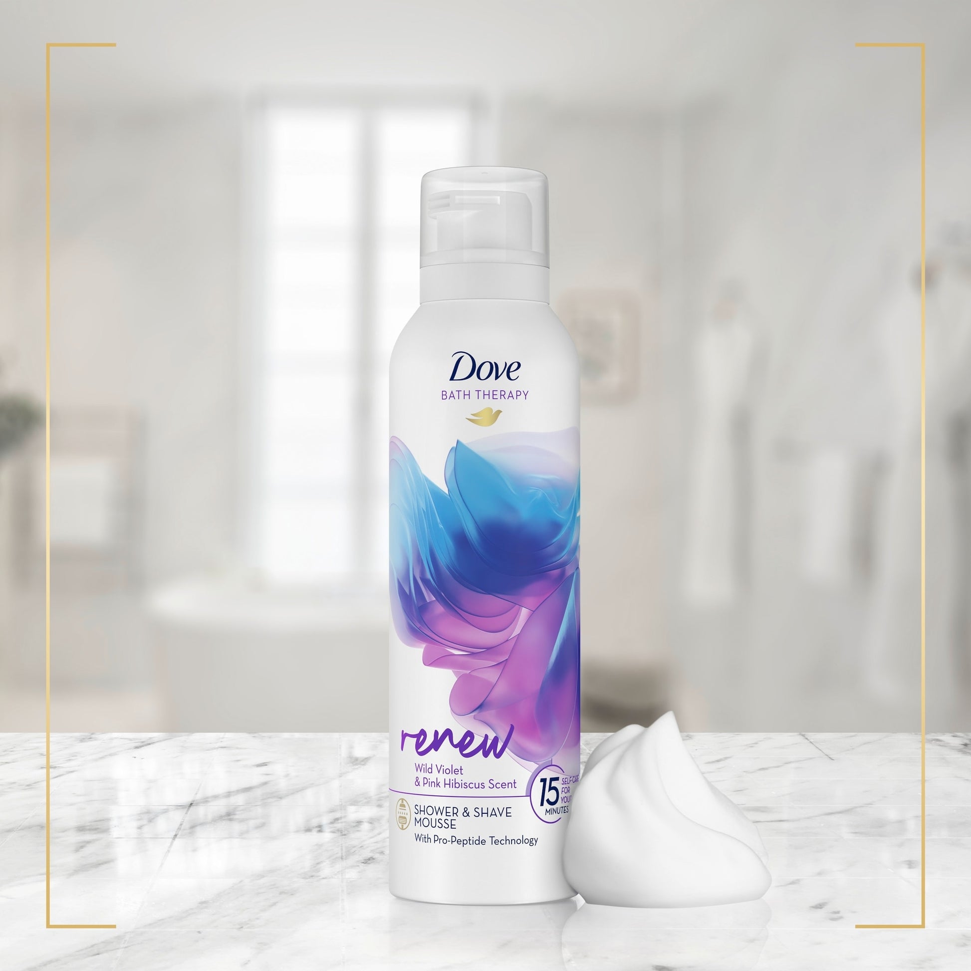 Dove Renew Shower & Shave Mousse Wild Violet & Pink Hibiscus 200ml — image 3