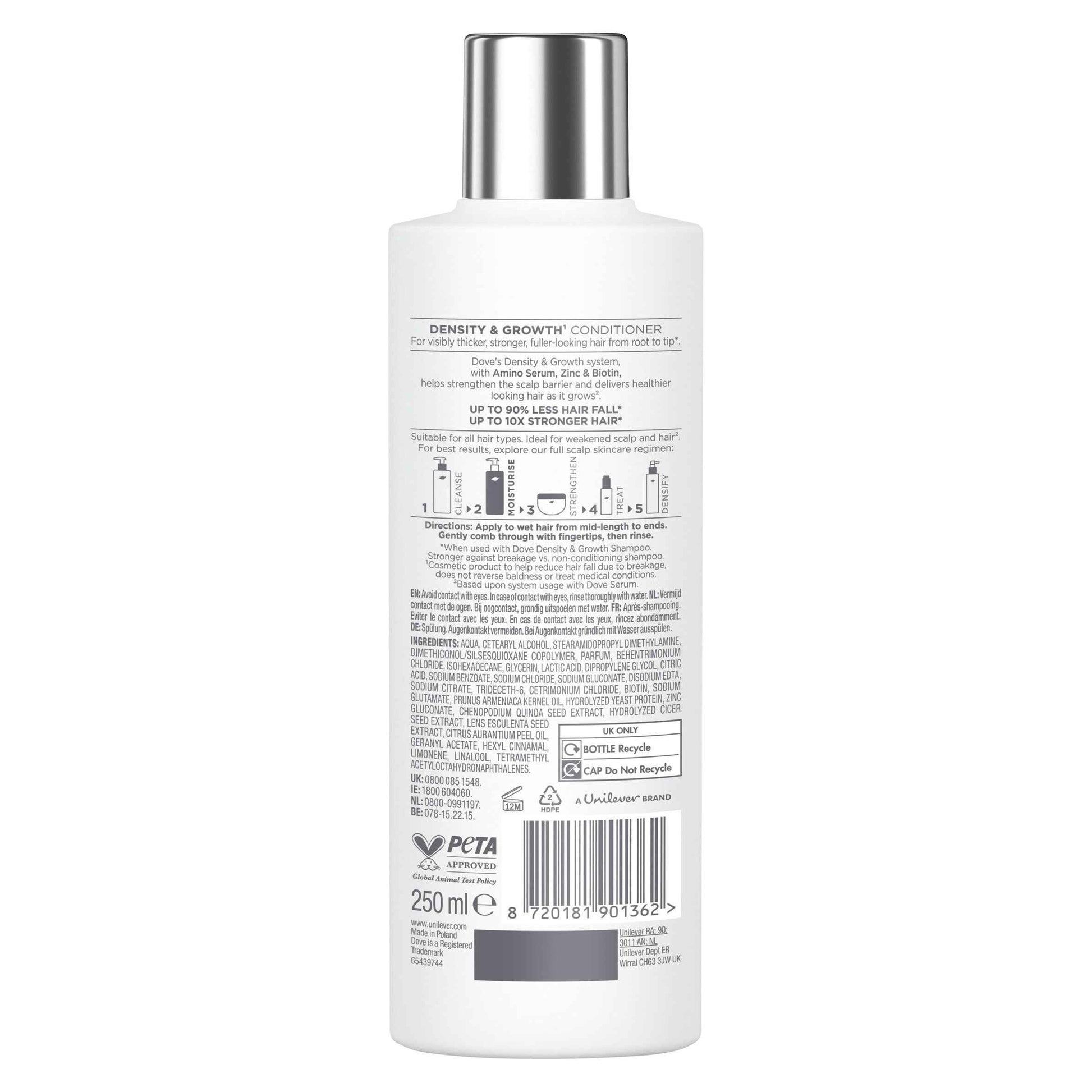 Dove Scalp Hair Therapy Density & Growth Conditioner 250ml