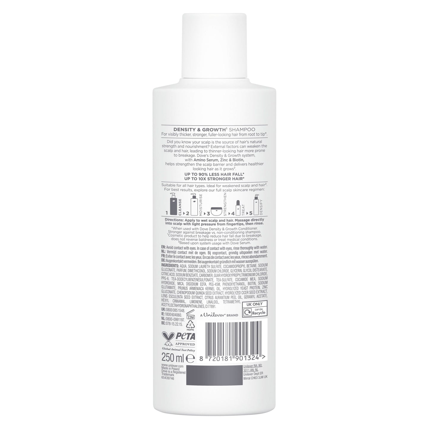 Dove Scalp Hair Therapy Density & Growth Shampoo 250ml — image 2