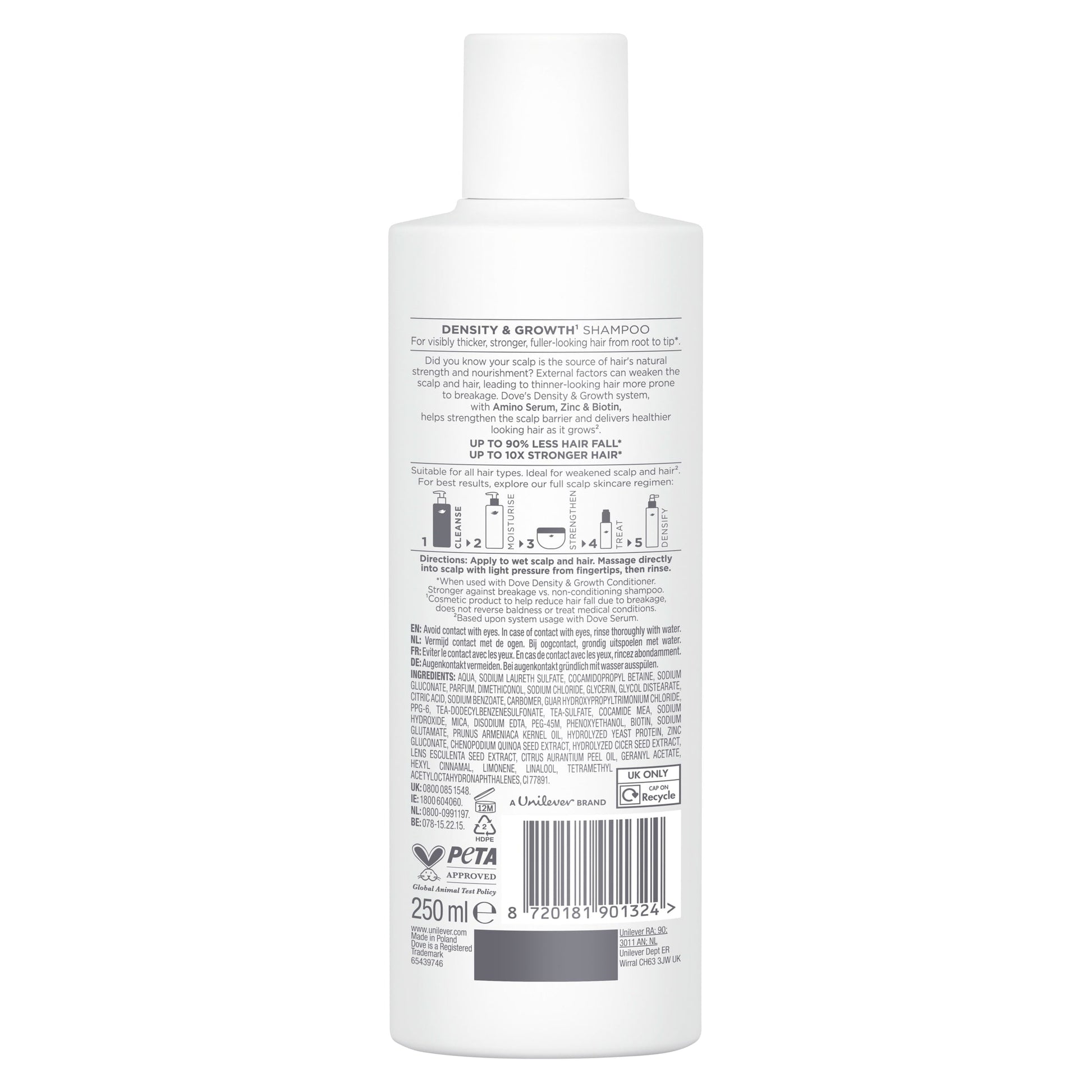 Dove Scalp Hair Therapy Density & Growth Shampoo 250ml — image 2