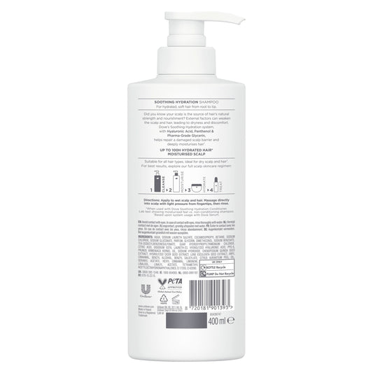 Dove Scalp Hair Therapy Soothing Hydration Shampoo 400ml — image 2