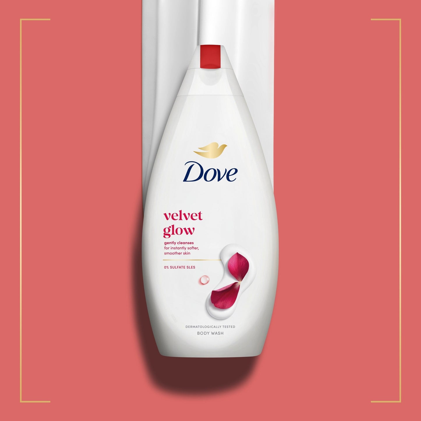 Dove Silky Velvet Body Wash Shower Gel 450 ml — image 2
