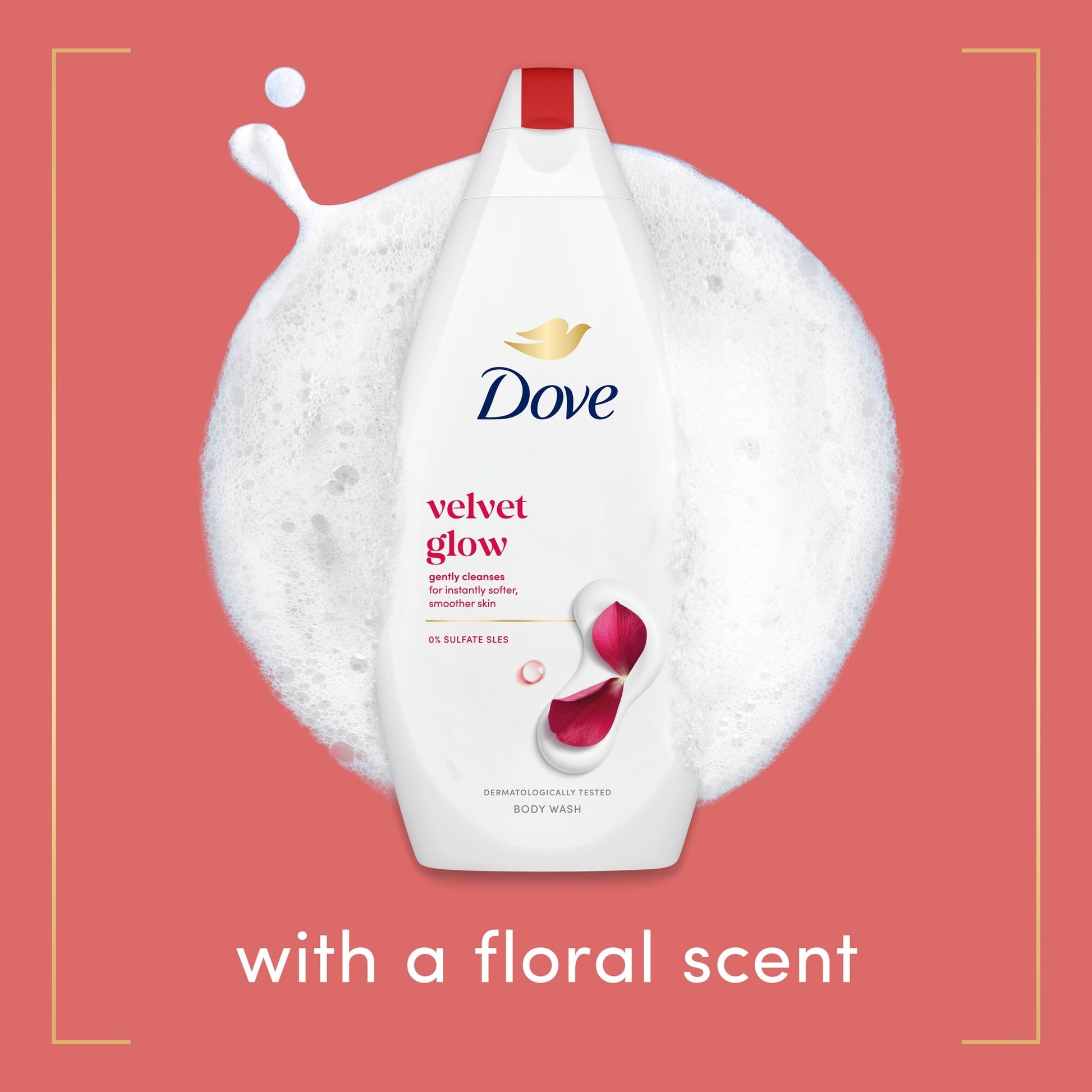 Dove Silky Velvet Body Wash Shower Gel 450 ml — image 3