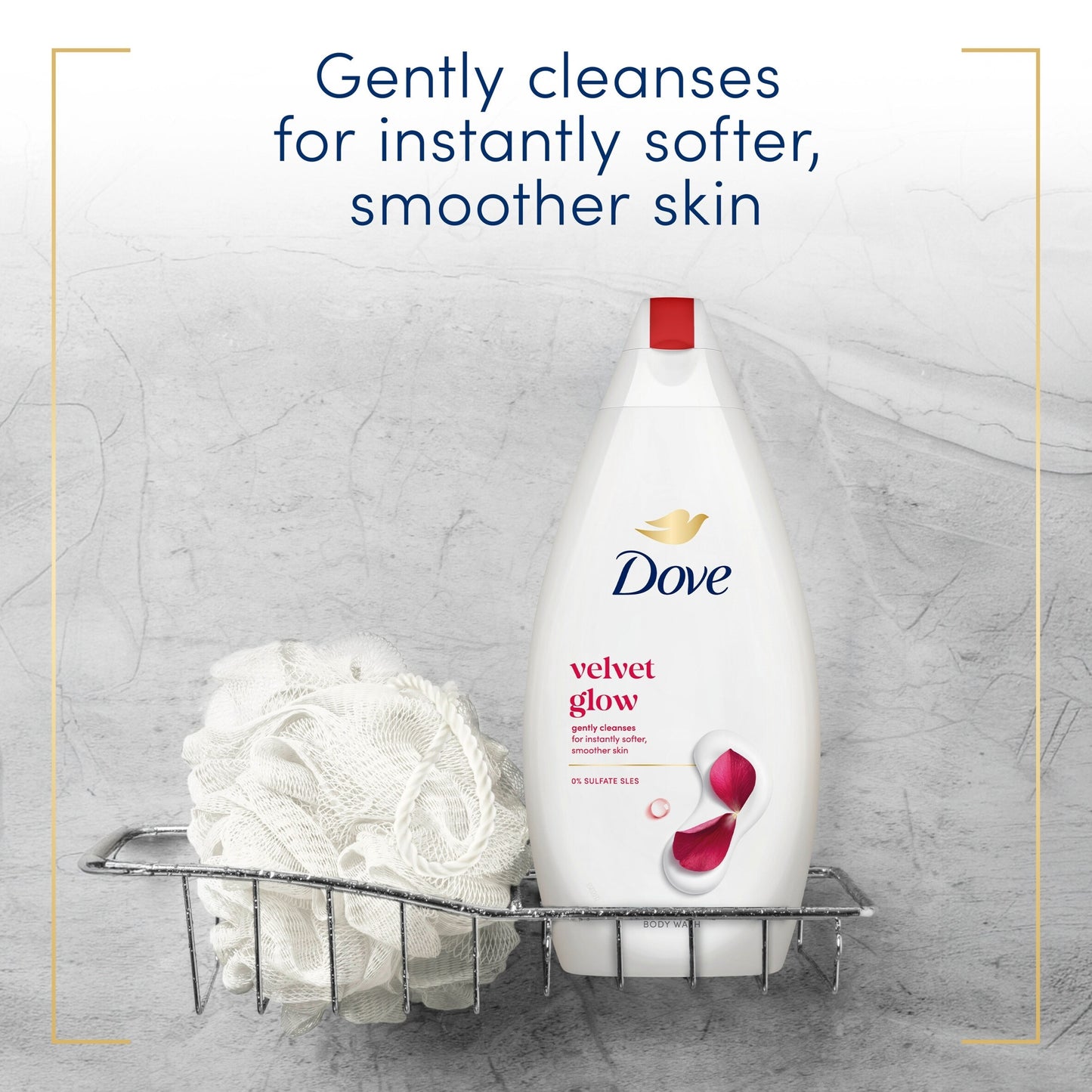 Dove Silky Velvet Body Wash Shower Gel 450 ml — image 4