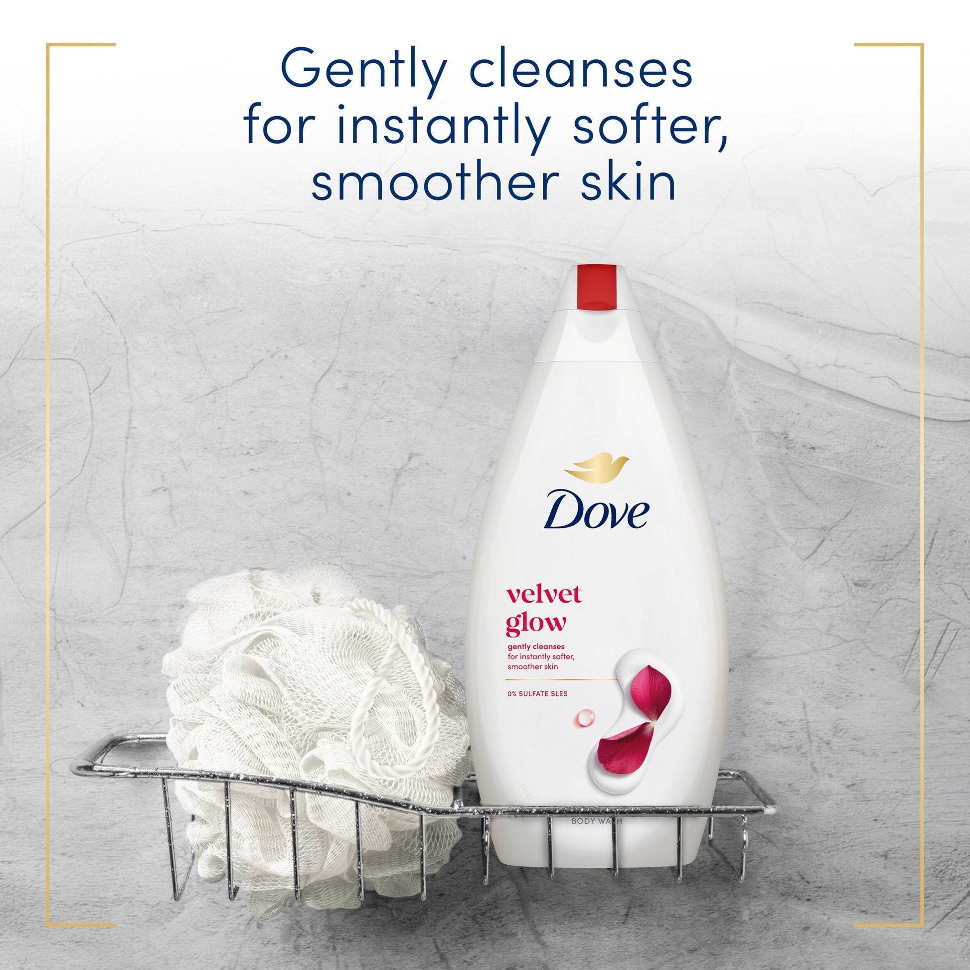 Dove Silky Velvet Body Wash Shower Gel 450 ml — image 4