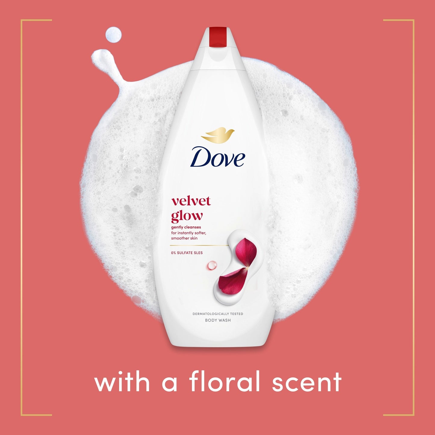 Dove Velvet Glow Body Wash Shower Gel 720ml — image 3