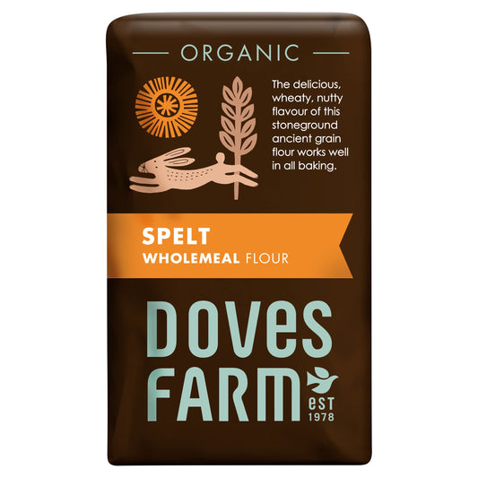 Doves Farm Organic Spelt Wholemeal Flour 1Kg — image 1