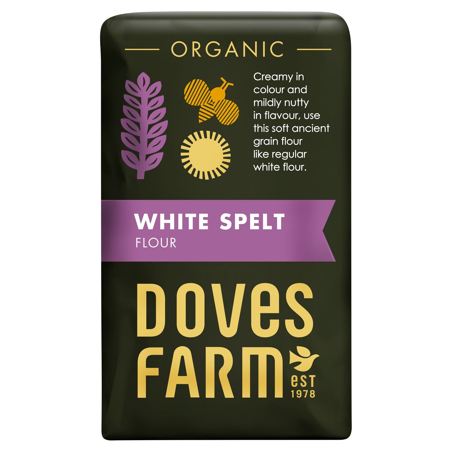 Doves Farm Organic White Spelt Flour 1Kg — image 1