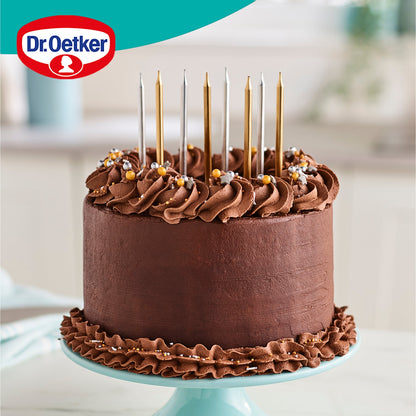 Dr Oetker 12 Metallic Birthday Candles — image 3