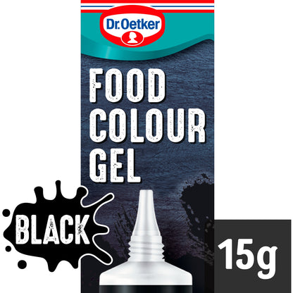 Dr. Oetker Black Extra Strong Food Colour Gel 15g — image 1