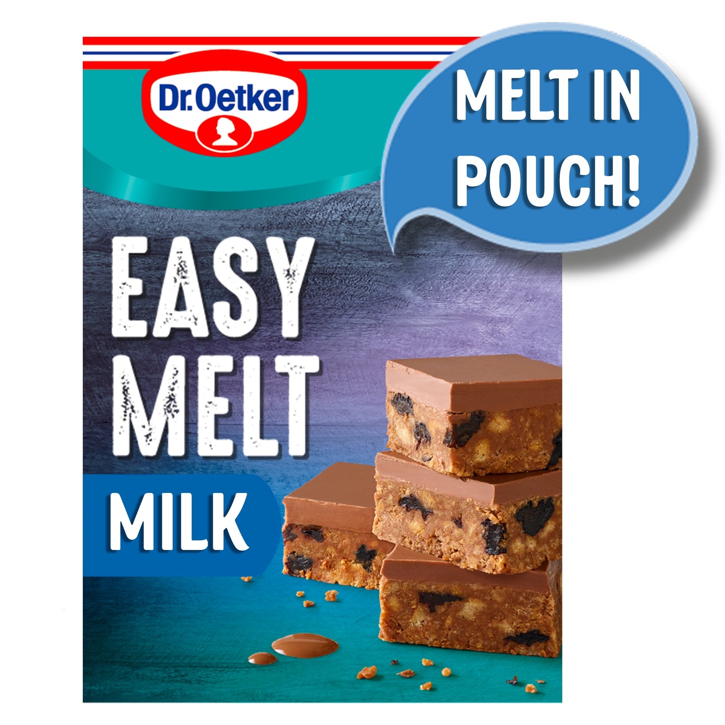 Dr. Oetker Easy Melt Chocolaty Cake Covering Milk Chocolate Cover 150g — image 1