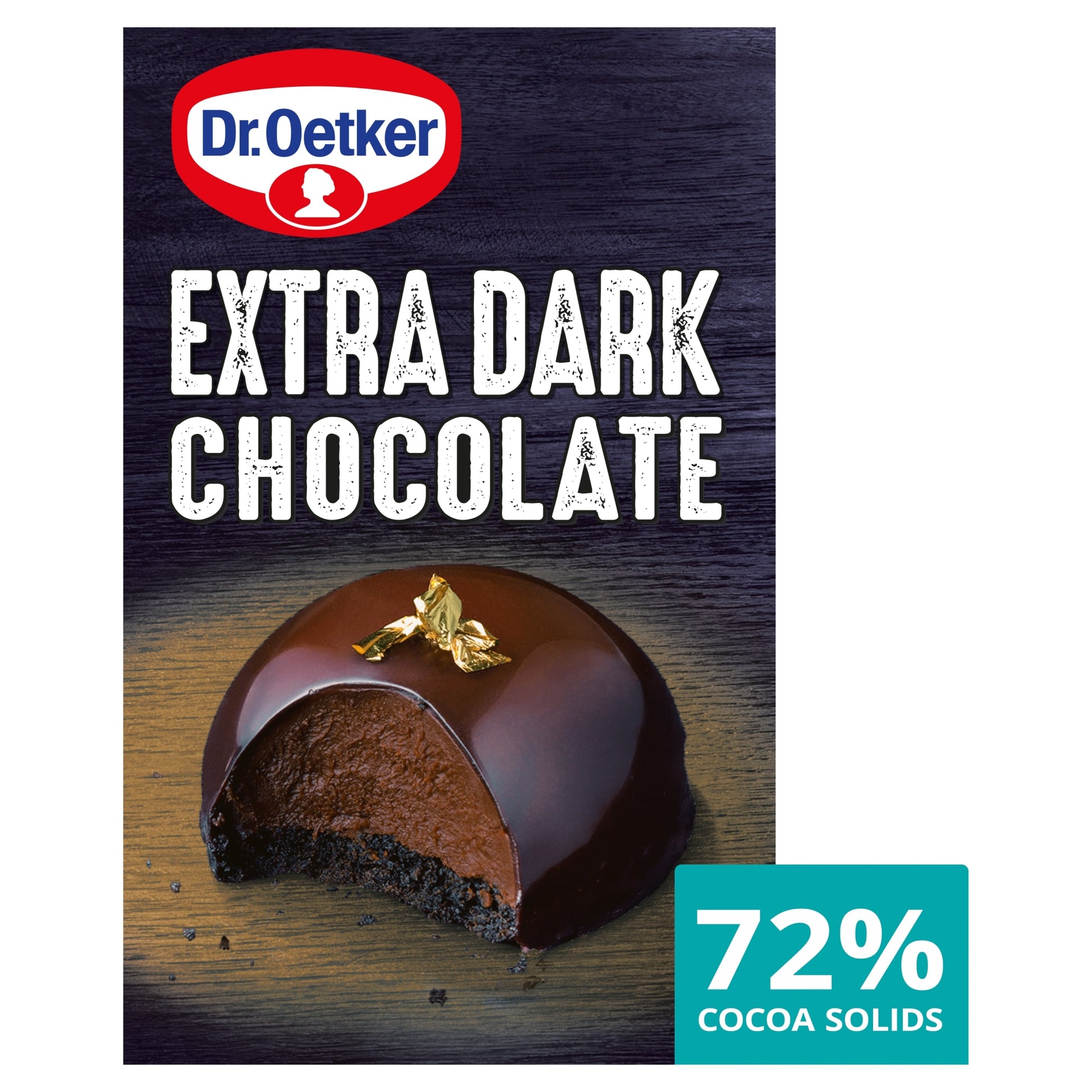 Dr. Oetker Extra Dark Chocolate 72% 100g — image 1