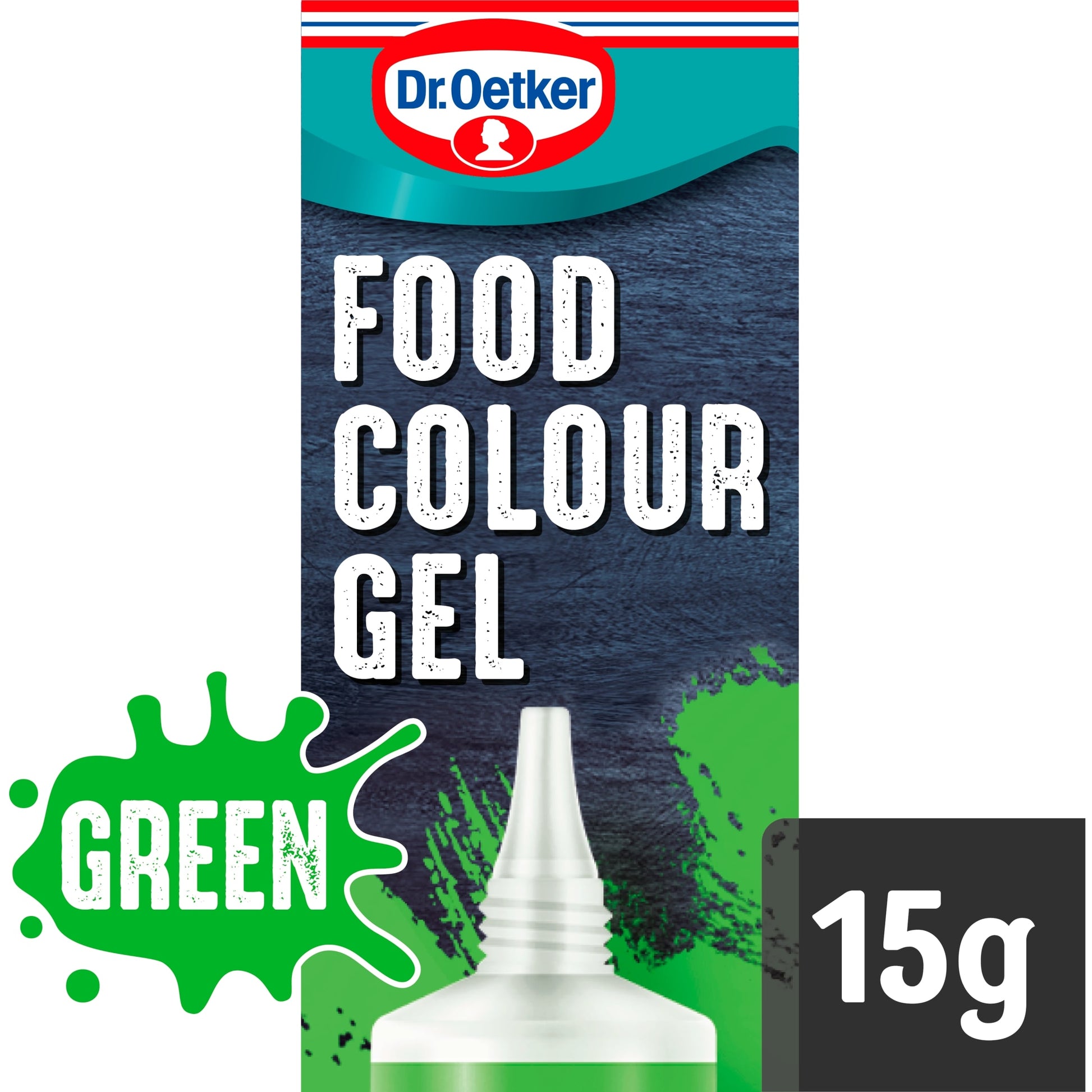 Dr. Oetker Extra Strong Food Colour Gel - Green 15g — image 1