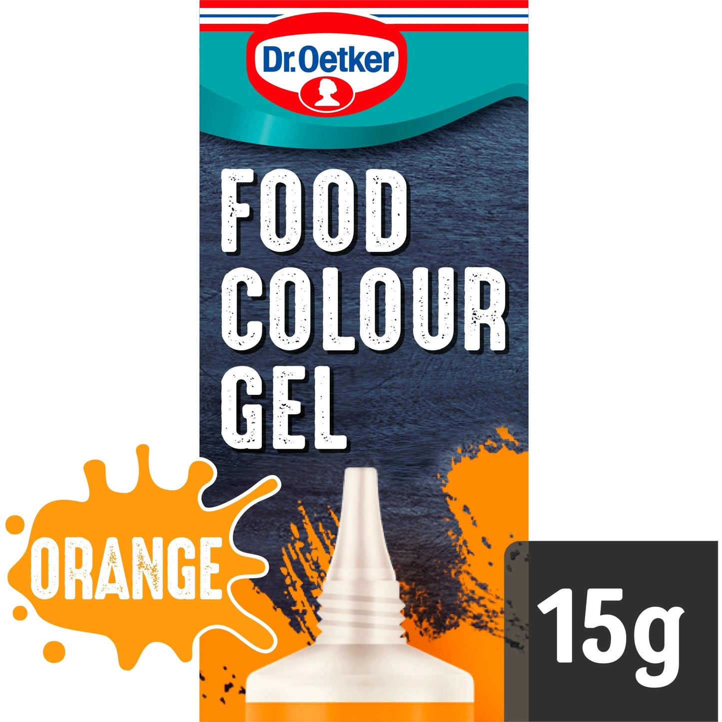 Dr. Oetker Extra Strong Food Colour Gel - Orange 15g — image 1