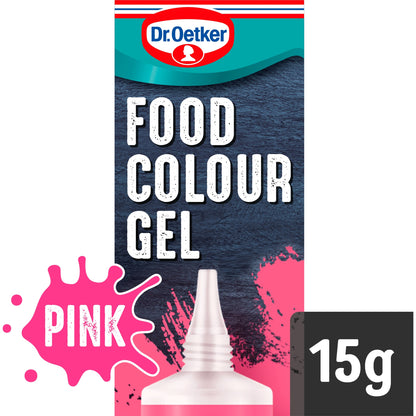 Dr. Oetker Extra Strong Food Colour Gel - Pink 15g — image 1