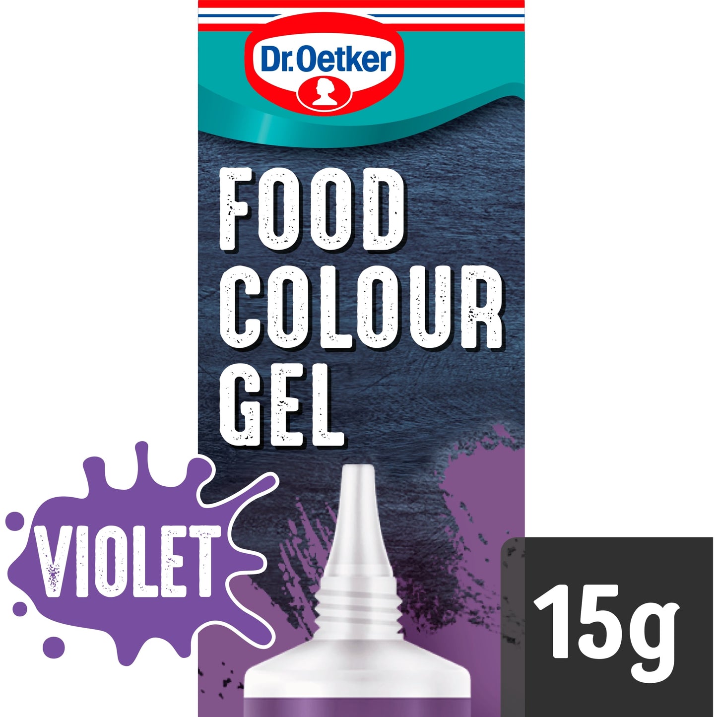 Dr. Oetker Extra Strong Food Colour Gel - Violet 15g — image 1