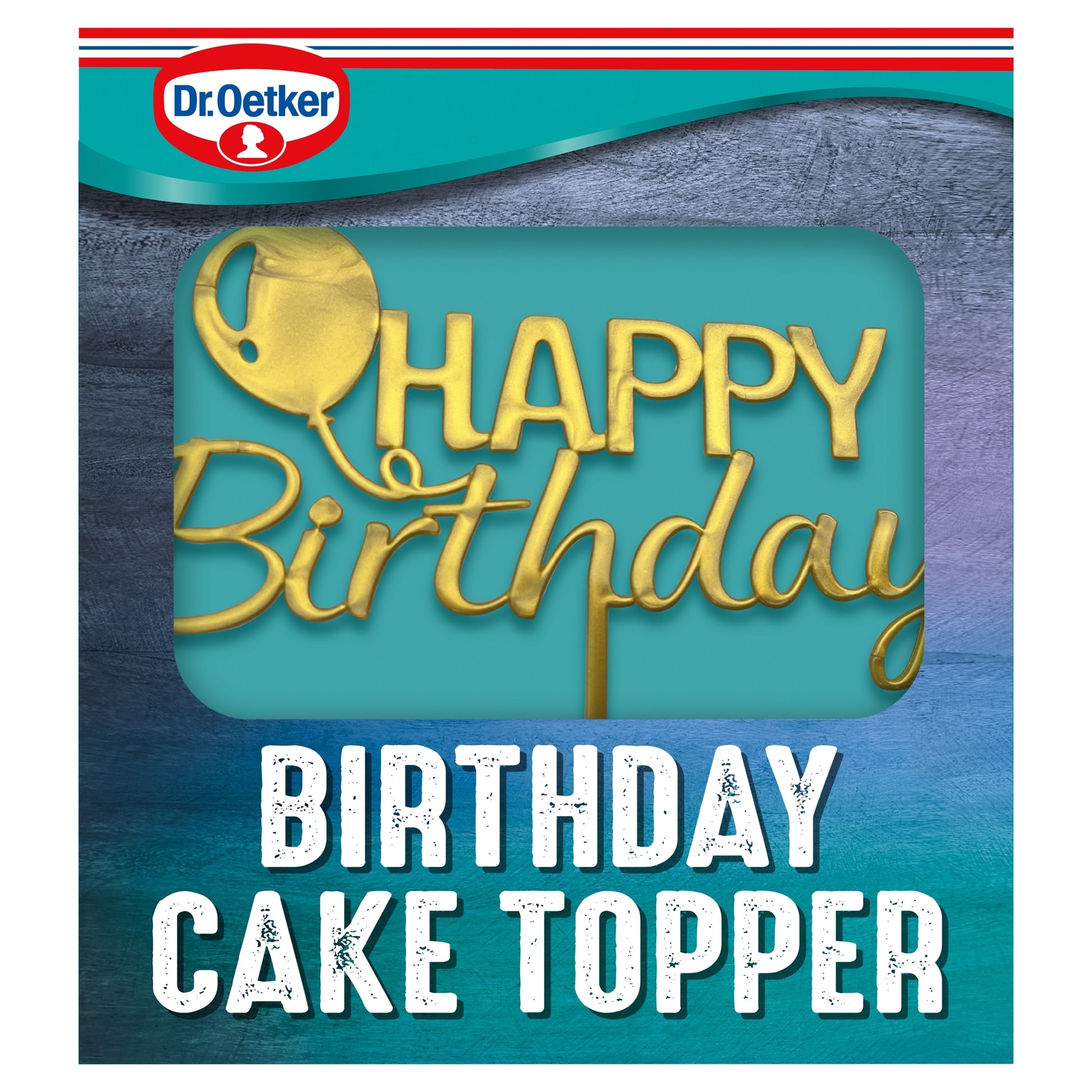 Dr. Oetker Happy Birthday Cake Topper — image 1