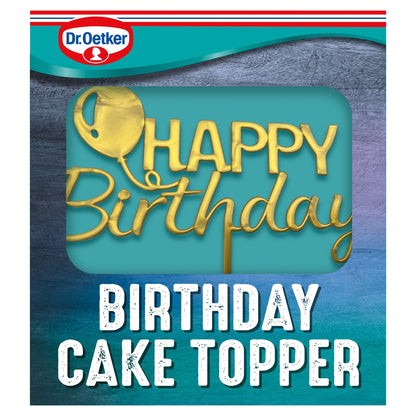 Dr. Oetker Happy Birthday Cake Topper — image 1