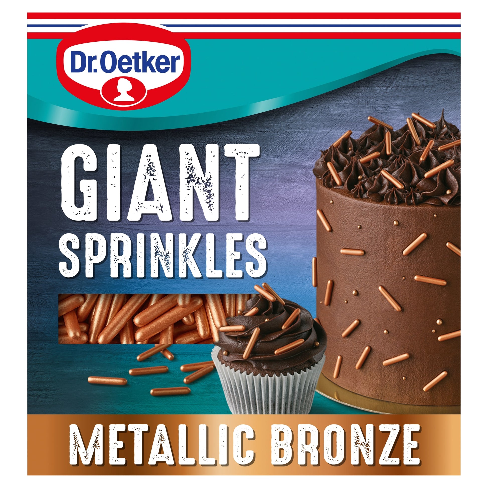 Dr.Oetker Metallic Bronze Giant Sprinkles 35g — image 1